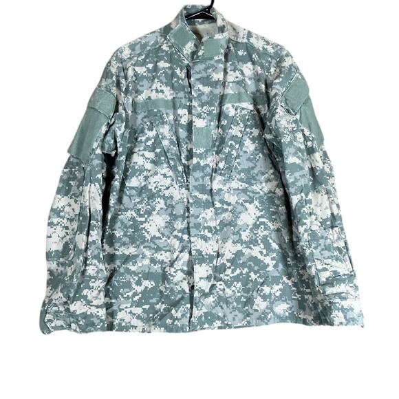 Military Army Combat Mens Coat Green Camouflage Uniform Digicam Medium Regular - Picture 1 of 13